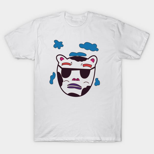 BBOONIE Bear blueclouds T-Shirt by BBOONIE